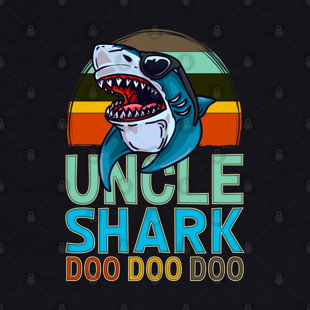 Uncle Shark Doo Doo Uncle Gifts by aneisha